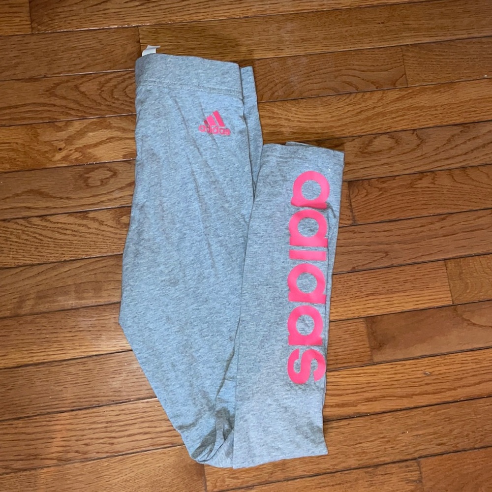 Grey adidas leggings